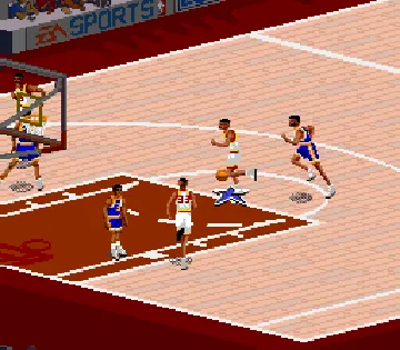 NBA Live 95 (USA) screen shot game playing